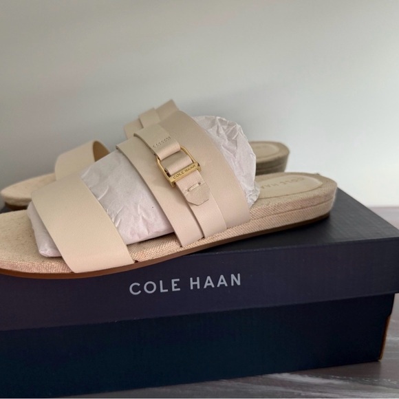 Cole Haan Women’s Francine Demi Wedge Slide Slide Sandal Size 7 New In Box NWT - Picture 2 of 7